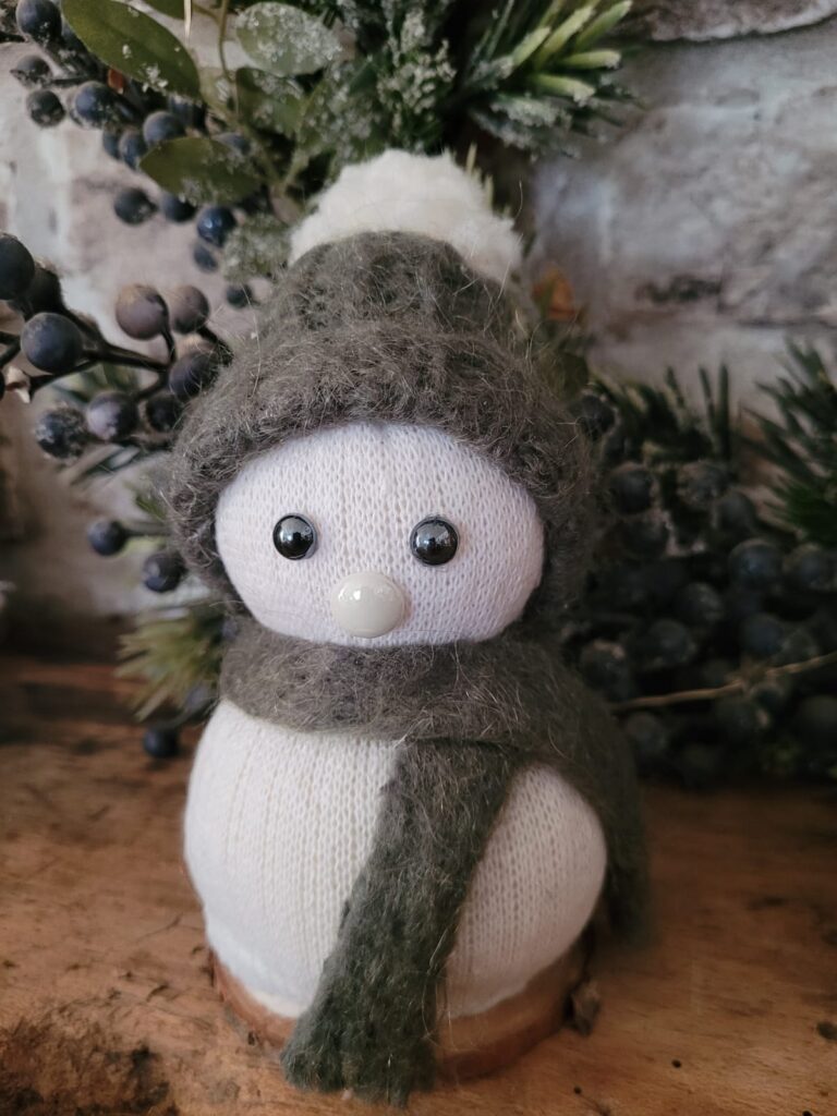 Oscar - bonhomme de neige crochet - Atelier des Rêves