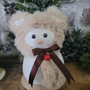 George - bonhomme de neige crochet - Atelier des Rêves