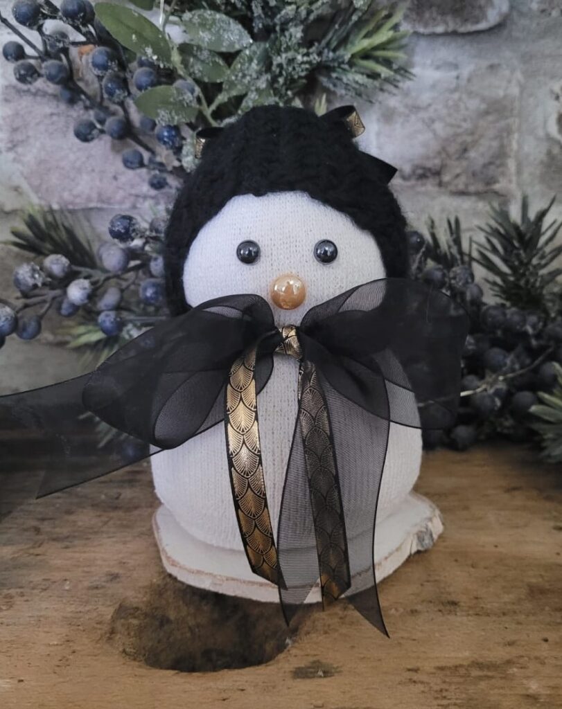 Sylvestre - bonhomme de neige crochet - Atelier des Rêves